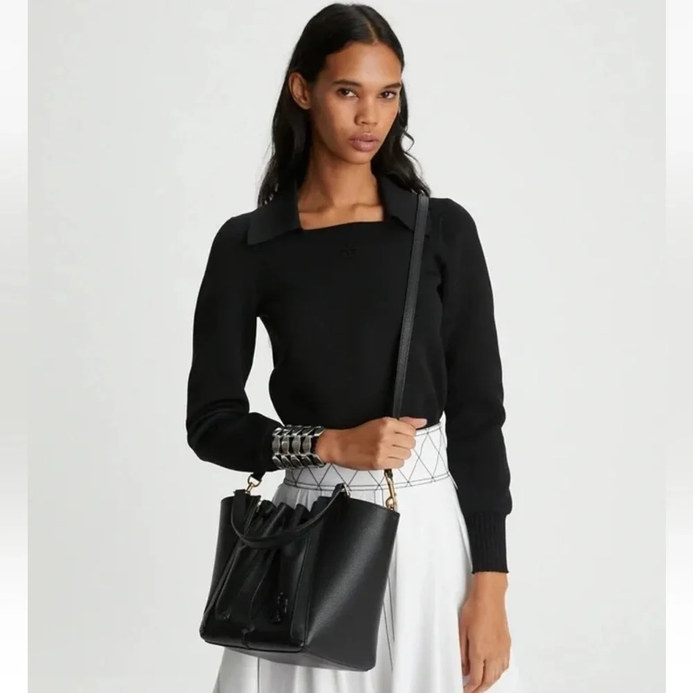 COPY - TORY BURCH Black McGraw Dragonflly, NWOT!  AUTHENTIC!!